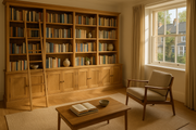 Bookshelf Wealth, Solid-Wood Health: Building Home Libraries That Calm, Organise, and Age Beautifully (UK 2025 Guide)