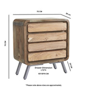 Dhara - 4 Door Wide Chest