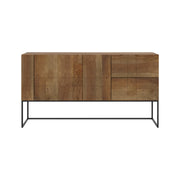 Mitali – Mango Wood 2 Door 2 Drawer Accent Storage Cabinet