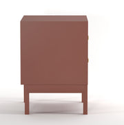 Sattva: Mango Wood & Cane 2 Drawer Bed Side