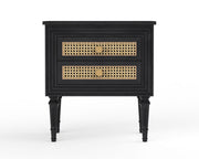 Samana - Mango Wood & Cane Maharaja Bedside Table