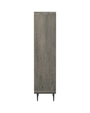 Riddhi - Mango Wood & Cane Wardrobe With Metal Legs