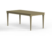 Vipula: Mango Wood 6 seater Dining Table With Turned Legs