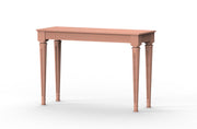 Vivarta: Mango Wood Console Table With Turned Legs