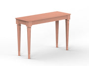 Vivarta: Mango Wood Console Table With Turned Legs