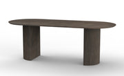 Aditi: Mango Wood Dining Table with Fluted Pillar Legs