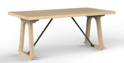 Ananda: Mango Wood Dining Table with Metal Bars