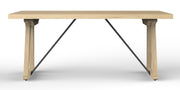 Ananda: Mango Wood Dining Table with Metal Bars