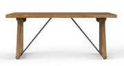 Ananda: Mango Wood Dining Table with Metal Bars