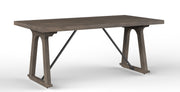 Ananda: Mango Wood Dining Table with Metal Bars