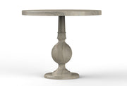 Arpana: Mango Wood Round Dining Table With Pedestal Base