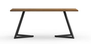 Gambhira: Mango Wood Dining Table With Metal Legs