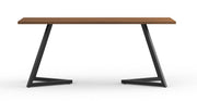 Gambhira: Mango Wood Dining Table With Metal Legs