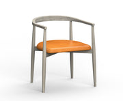 Jiva: Mango Wood Curved Dining Chair