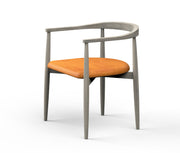 Jiva: Mango Wood Curved Dining Chair