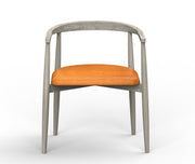 Jiva: Mango Wood Curved Dining Chair