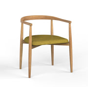 Jiva: Mango Wood Curved Dining Chair