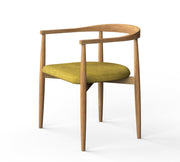 Jiva: Mango Wood Curved Dining Chair