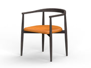 Jiva: Mango Wood Curved Dining Chair