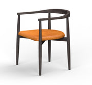 Jiva: Mango Wood Curved Dining Chair