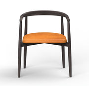 Jiva: Mango Wood Curved Dining Chair