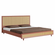 Tapas: Mango Wood & Cane King Bed Without Storage