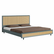 Tapas: Mango Wood & Cane King Bed Without Storage