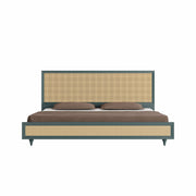 Tapas: Mango Wood & Cane King Bed Without Storage