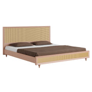 Tapas: Mango Wood & Cane King Bed Without Storage