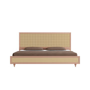 Tapas: Mango Wood & Cane King Bed Without Storage