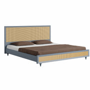 Tapas: Mango Wood & Cane King Bed Without Storage
