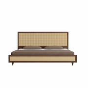 Tapas: Mango Wood & Cane King Bed Without Storage