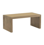 Gamya: Mango Wood Coffee Table With Cane on Top