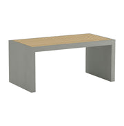 Gamya: Mango Wood Coffee Table With Cane on Top