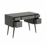 Akshara: Mango Wood Study Desk With 5 Drawers