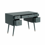 Akshara: Mango Wood Study Desk With 5 Drawers