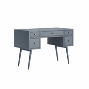 Akshara: Mango Wood Study Desk With 5 Drawers