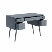 Akshara: Mango Wood Study Desk With 5 Drawers