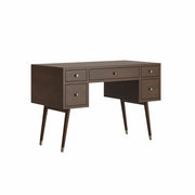 Akshara: Mango Wood Study Desk With 5 Drawers