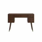 Akshara: Mango Wood Study Desk With 5 Drawers