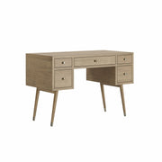 Akshara: Mango Wood Study Desk With 5 Drawers