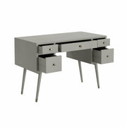 Akshara: Mango Wood Study Desk With 5 Drawers