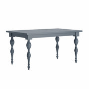 Ruchi: Mango Wood Dining Table With Curved Legs