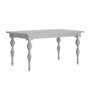 Ruchi: Mango Wood Dining Table With Curved Legs