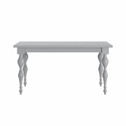 Ruchi: Mango Wood Dining Table With Curved Legs