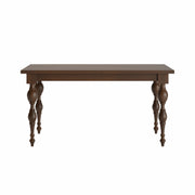 Ruchi: Mango Wood Dining Table With Curved Legs