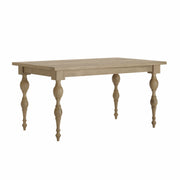 Ruchi: Mango Wood Dining Table With Curved Legs