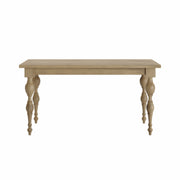 Ruchi: Mango Wood Dining Table With Curved Legs