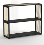 Aham: Mango Wood & Cane Console Table