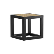 Samsara: Mango Wood Set of Two Accent Table With Cane Top